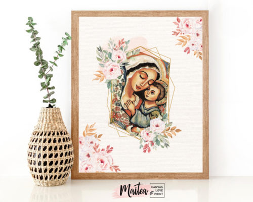 Cuadro Madre Tierna Maitea Canvas