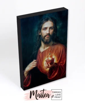 Retablo Sagrado Corazón de Jesús Ardiente