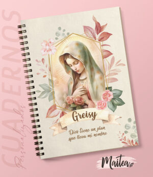 Cuadernos religiosos personalizados, cuadernos de oración