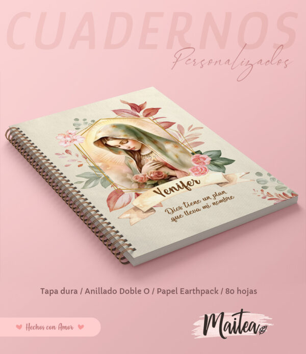 Cuadernos religiosos personalizados, cuadernos de oración