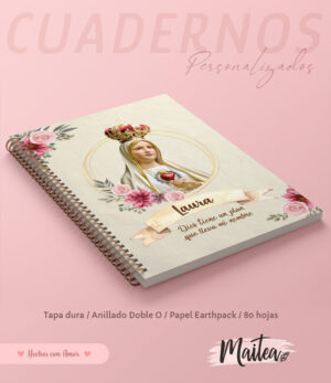 Cuadernos religiosos personalizados, cuadernos de oración