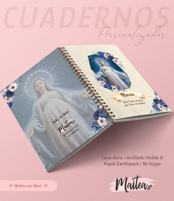 Cuadernos religiosos personalizados, cuadernos de oración