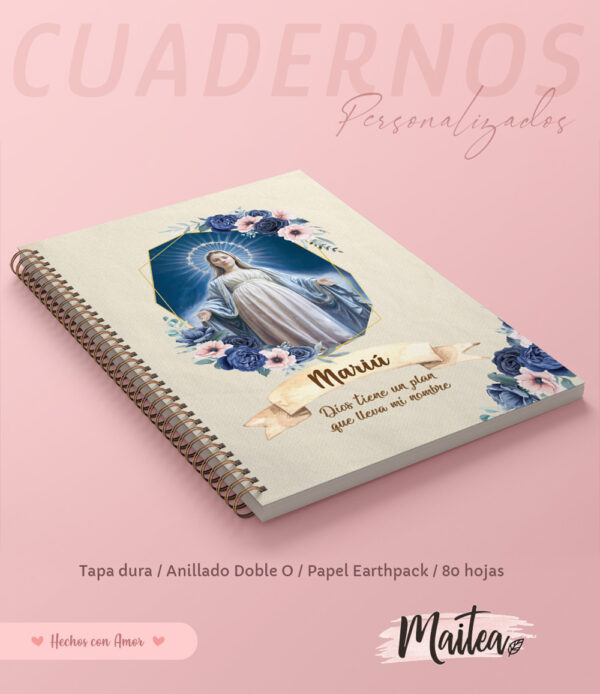 Cuadernos religiosos personalizados, cuadernos de oración