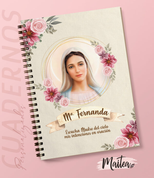 Cuadernos religiosos personalizados, cuadernos de oración