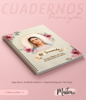 Cuadernos religiosos personalizados, cuadernos de oración