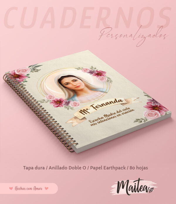 Cuadernos religiosos personalizados, cuadernos de oración