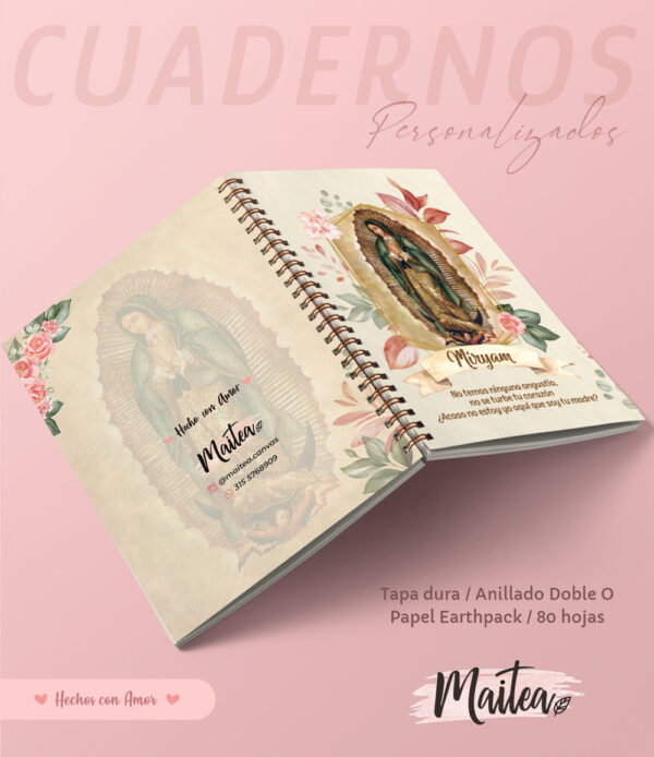 Cuadernos religiosos personalizados, cuadernos de oración