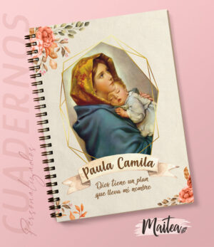 Cuadernos religiosos personalizados, cuadernos de oración, regalo religioso para mujer