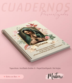 Cuadernos religiosos personalizados, cuadernos de oración