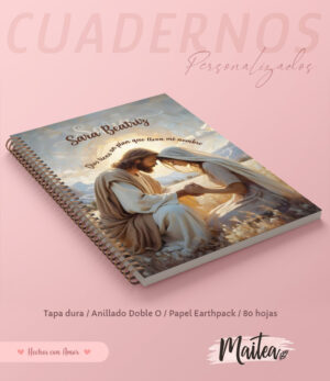 Cuadernos religiosos personalizados, cuadernos de oración