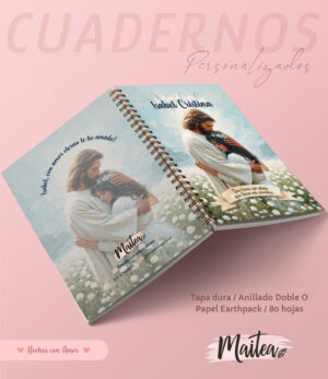 Cuadernos religiosos personalizados, cuadernos de oración