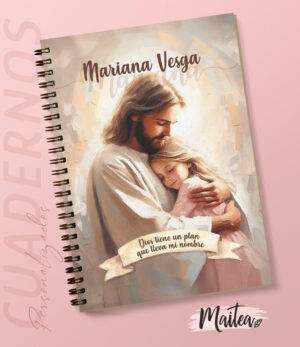 Cuadernos religiosos personalizados, cuadernos de oración, cuaderno de Jesús Emaús