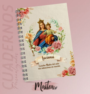 Cuadernos religiosos personalizados, cuadernos de oración