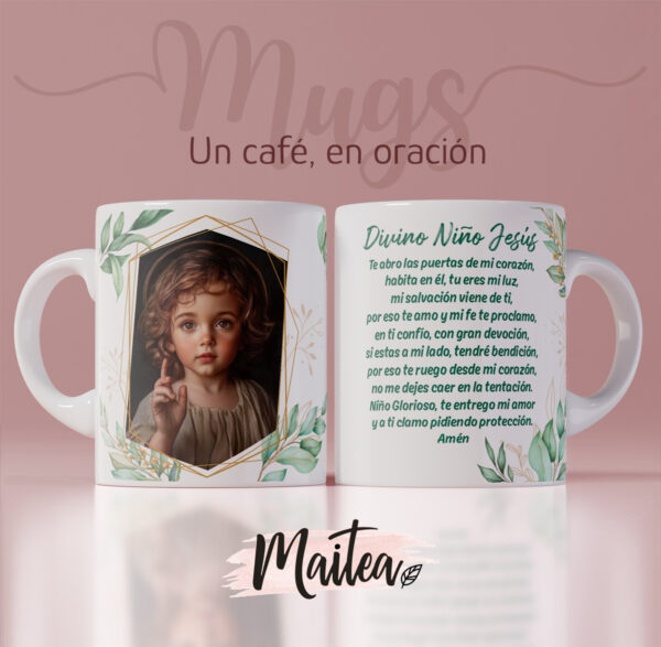 Tazas de la Virgen, Tazas de Jesús, Mugs de San José, Mugs religiosos