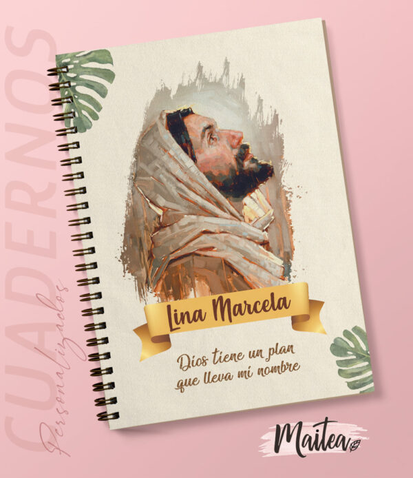 Cuadernos religiosos personalizados, cuadernos de oración cuadernos de Jesús, cuadernos de la virgen maría, cuadernos de san José