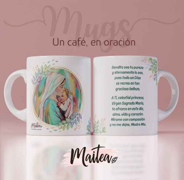 Mug religioso de la Virgen María