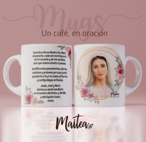 Tazas de la Virgen, Tazas de Jesús, Mugs de San José, Mugs religiosos