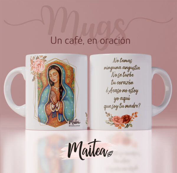 Tazas de la Virgen, Tazas de Jesús, Mugs de San José, Mugs religiosos, Jesús Emaús