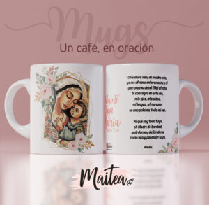 Mug religioso de la Virgen María, Tazas de la Virgen, Tazas de Jesús, Mugs de San José, Mugs religiosos, Jesús Emaús