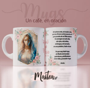 Tazas de la Virgen, Tazas de Jesús, Mugs de San José, Mugs religiosos, Jesús Emaús