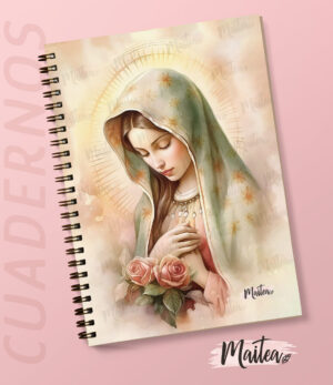 Cuadernos religiosos personalizados, cuadernos de oración, cuaderno de Jesús Emaús, cuadernos de la Virgen, cuadernos de la virgencita, cuadernos católicos, cuadernos de San José, cuadernos personalizados.