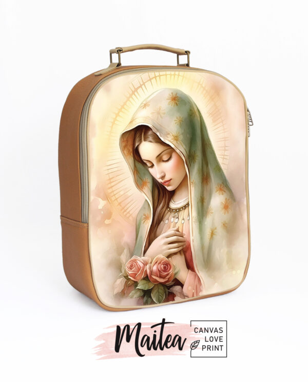 maleta de la virgen de guadalupe, regalos religiosos para mujer