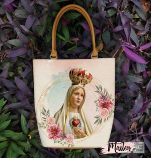 Bolsos de la Virgen de Fátima, bolsos en cuero de la Virgen María