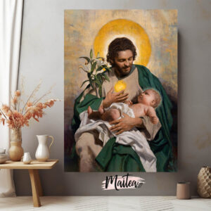 Lienzo religioso Nobleza de San José