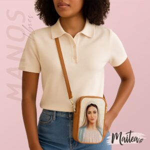 portacelular catolico, bolsos de la virgen, bolsito de la virgen, bolso con jesús, bolso cristiano, manos libres de la virgen de guadalupe, manos libres para celular, bolso para movil