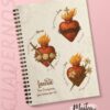 Cuadernos religiosos personalizados, cuadernos de oración, cuaderno de Jesús Emaús, cuadernos de la Virgen, cuadernos de la virgencita, cuadernos católicos, cuadernos de San José, cuadernos personalizados.