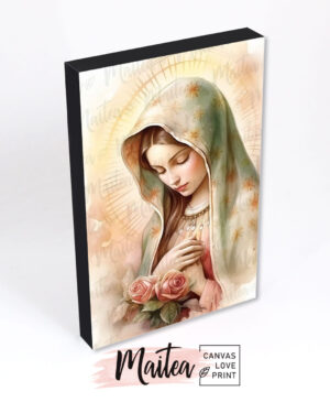 Retablo Virgen de Guadalupe Acuarela