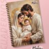 Cuadernos religiosos personalizados, cuadernos de oración, cuaderno de Jesús Emaús, cuadernos de la Virgen, cuadernos de la virgencita, cuadernos católicos, cuadernos de San José, cuadernos personalizados.