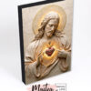 Retablo Santo Sagrado Corazón de Jesús Blanco